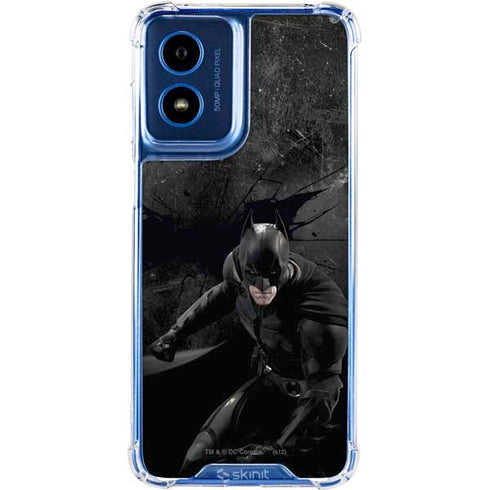 DC Comics Batman in Black Moto G 5G (2024) Clear Case